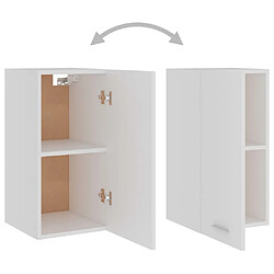 Acheter vidaXL Armoire suspendue Blanc 29,5x31x60 cm Bois d'ingénierie