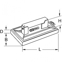Avis KS TOOLS 144.0510 Taloche plastique mousse 200x120mm