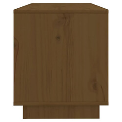 Acheter vidaXL Meuble TV Marron miel 74x34x40 cm Bois de pin massif