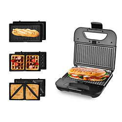 Sandwich Maker 3en1 Avec Plaques Anti Adhésives Mister K De Kitchencook