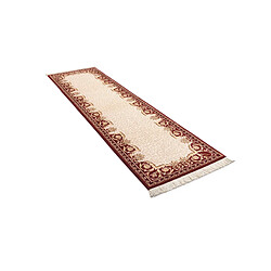 Vidal Tapis de couloir en laine 302x81 rouge Darya