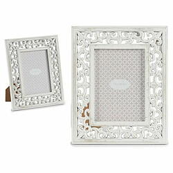 Gift Decor Cadre photo Blanc Bois 22 x 27 x 1 cm (22 x 1 x 26,5 cm)