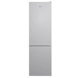 Réfrigérateur combiné 60cm 378l ventilé silver - CCE3T620FS - CANDY pas cher