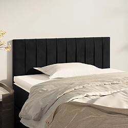 Maison Chic Tête de lit moderne pour chambre - Décoration de lit Noir 100x5x78/88 cm Velours -MN74531