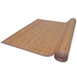 Avis Decoshop26 Tapis en bambou 100 x 160 cm Marron DEC023934