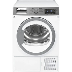 Smeg DHT73LIT Lavante Séchante 7kg 65dB Charge Avant Pompe à Chaleur Acier Inoxydable Blanc