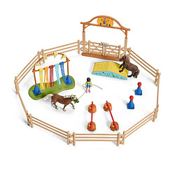 Schleich 42481 Entrainement d agility pour poney pas cher