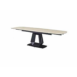 Avis Inside 75 Table de repas extensible DIAMOND 180 x 100 cm plateau céramique finition bois