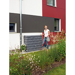 Cuve récupérateur à eau mur gris granite 400 l - 995180 - GRAF