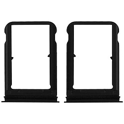 Avizar Tiroir SIM Xiaomi Mi 8 , Xiaomi Mi 8 Pro support double carte nanoSIM - noir