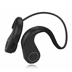 Wewoo Casque Bluetooth Sport noir pour iPhone, Samsung, Huawei, Xiaomi, HTC et autres téléphones intelligents ou autres périphériques audio Conduction osseuse V4.1 + EDR Sports sur l'oreille avec micro, support NFC,