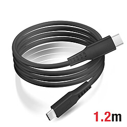 Swissten Chargeur USB C GaN 20W Compact avec Câble USB C 1.2m Noir pas cher