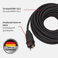 Brennenstuhl 1132910100 Strom Verlängerungskabel Schwarz 25 m - 25 m (1132910100)