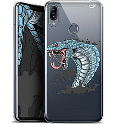 Caseink Coque arrière Asus Zenfone Max (M2) ZB633KL (6.3 ) Gel HD [ Nouvelle Collection - Souple - Antichoc - Imprimé en France] Cobra Draw