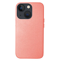 Coque en TPU + PU antichoc rose pour votre Apple iPhone 13 mini 5.4 pouces