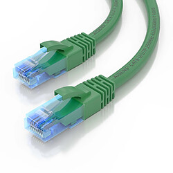 Avis Aisens Câble réseau Cordon de brassage RJ45 Cat.6 UTP AWG26 CCA - 25 cm - Couleur verte