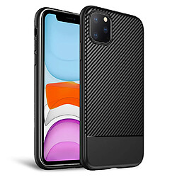 Xeptio Coque brossée noire Apple iPhone 11 6,1 pouces NEW Carbon Fiber Antichoc Nouvel iPhone 11 6.1 2019