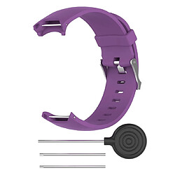 Avis Wewoo Bracelet pour montre connectée en silicone Garmin Approach S3 violet