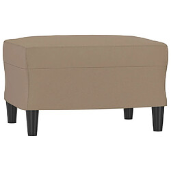 Maison Chic Repose-pied,Tabouret confortable Cappuccino 60x50x41 cm Similicuir -MN15834