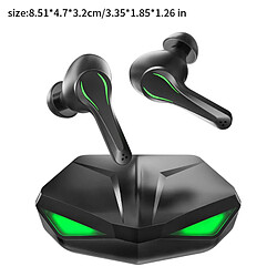 Universal Gagnant Gaming Headset 65ms Low Latency Bluetooth Headset with Microphone Bass Audio Sound Positioning Wireless Headset | Bluetooth Headset pas cher