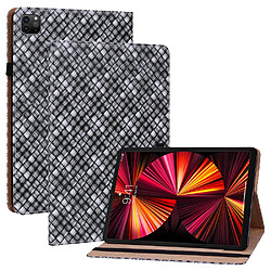 Etui en PU texture tissée avec support et porte-cartes noir pour votre iPad Air (2020)/Pro 11-pouces (2020)/(2021)