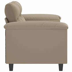 Acheter Maison Chic Canapé à 2 places,Sofa de Salon,Canapé droit Taupe 120 cm Tissu microfibre -GKD132251