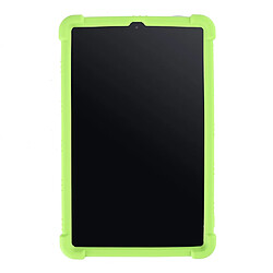 Coque en silicone Souple avec béquille vert pour votre Samsung Galaxy Tab A7 Lite 8.7 pouces SM-T220 (Wi-Fi)