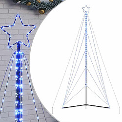 vidaXL Guirlande de sapin de Noël 615 LED bleu 400 cm