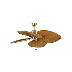 faro Plafonnier ventilateur Cuba Acier 51 Cm