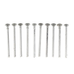 10 pièces 1/8 ""disque mince type diamant diamant gravure bits bits 6mm