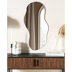 Beliani Miroir AUXERRE 80 cm Argenté