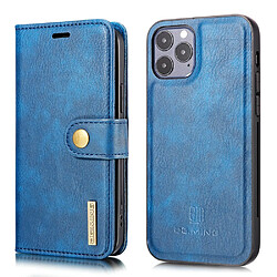 Dg.Ming Etui en PU 2-en-1 détachable bleu pour votre Apple iPhone 13