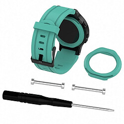 Wewoo Bracelet pour montre connectée Dragonne Sport en silicone Garmin Forerunner 225 Vert menthe