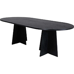 Acheter Venture Home Table de repas ovale Bootcut noir.