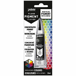 Pebeo Colorant pigmenté pour résine - Noir - 20 ml