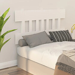 Acheter vidaXL Tête de lit Blanc 163,5x3x81 cm Bois massif de pin