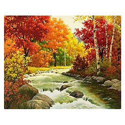 plein forage diamant peinture point de croix image quatre saisons arbre - automne pas cher