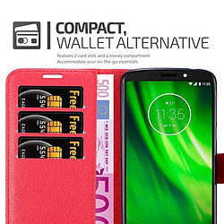 Acheter Cadorabo Coque Motorola MOTO E5 / G6 PLAY Etui en Rouge