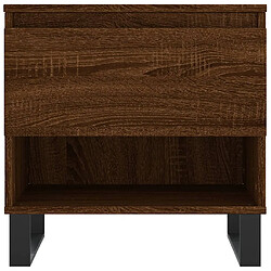 Acheter vidaXL Table basse chêne marron 50x46x50 cm bois d'ingénierie