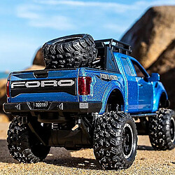 Universal 1:32 Ford Raptor F150 Alloy Car Model Toys (bleu)