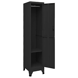 Acheter vidaXL Armoire à casiers Noir 38x45x180 cm Acier