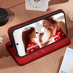 Avis Avizar Housse pour Google Pixel 8 Pro Portefeuille Support Vidéo Collection Geo Rouge