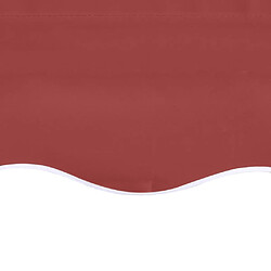 Acheter vidaXL Tissu de remplacement pour auvent Bordeaux rouge 6x3 m