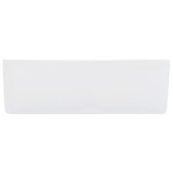 Avis vidaXL Lavabo 40x30x13 cm Céramique Blanc