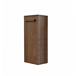 Avis Dansmamaison Ensemble meuble vasque 2 tiroirs 90 cm Bois + Miroir + Colonne - CALEN