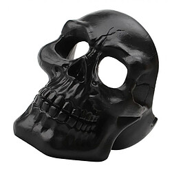 Tête De Squelette Style Cendrier Résine Modèle De Tête De Simulation Halloween Noir pas cher