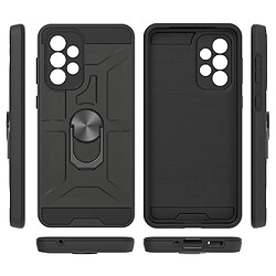 Coque en TPU anti-chute avec béquille pour votre Samsung Galaxy A72 4G/5G - noir