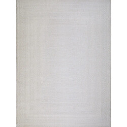 Thedecofactory JUTA ASPECT FRAME - Tapis aspect jute à motif ivoire 120x160