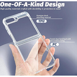 Avis Htdmobiles Coque pour Samsung Galaxy Z Flip 5 5G - housse etui rigide avant et arriere - TRANSPARENT