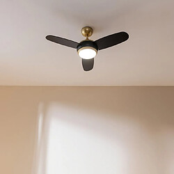 Ventilateur de Plafond avec Lumière Cecotec EnergySilence Aero 4265 Noir Doré 18 W 65 W